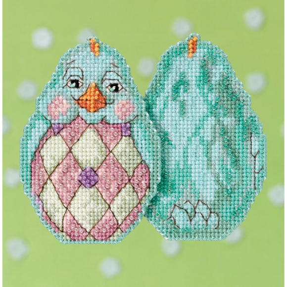 Набор для вышивания MILL HILL Морской цыпленок Jim Shore 6х9 см