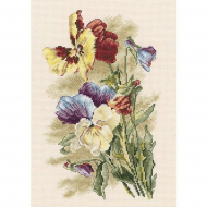 Набор для вышивания РТО арт.M522 Фиалка виттрока 18х28 см