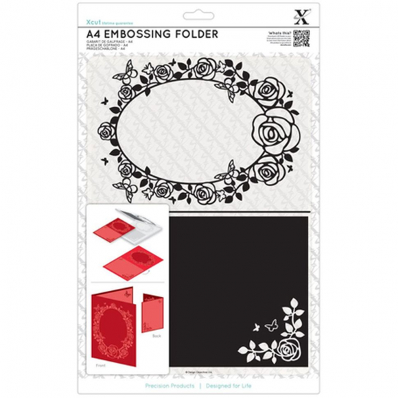 82712_Форма для эмбоссирования "Рамка - Розы"