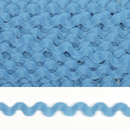 Тесьма декоративная Вьюнчик арт.TBY.64312 шир.5мм цв.F331 голубой уп.32,92м