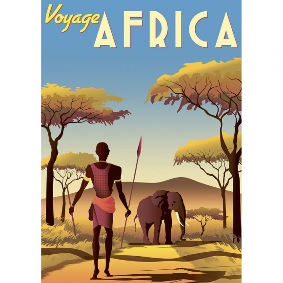 Пазл ФРЕЯ арт.PZL-500/22 Путешествие. Африка 48х34 см