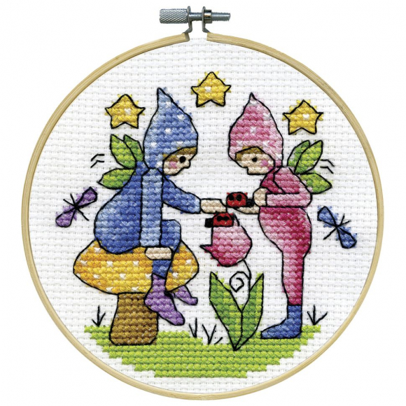 Набор для вышивания DESIGN WORKS арт.7067 Эльфы
