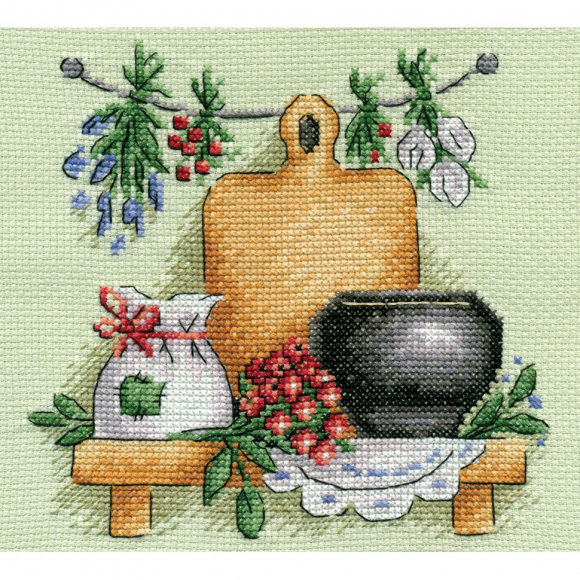 Набор для вышивания PANNA арт. N-0516 Целебные травы 17х17 см