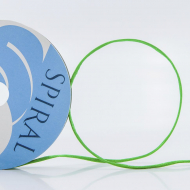 32018_Шнур атласный мини-рулон, 1,5 мм, 4,5 м, цвет 25, зеленый