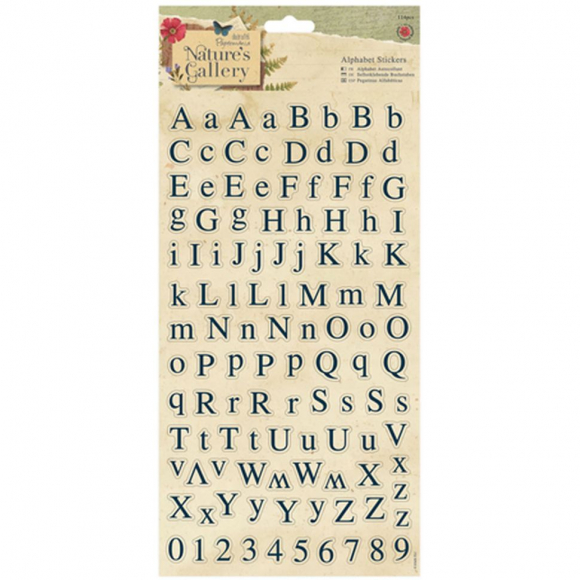 Наклейки "Алфавит" Nature's Gallery Наклейки "Алфавит" Nature's Gallery