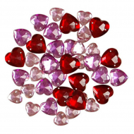 Набор декоративных элементов Favorite Findings "Сияющие сердца "