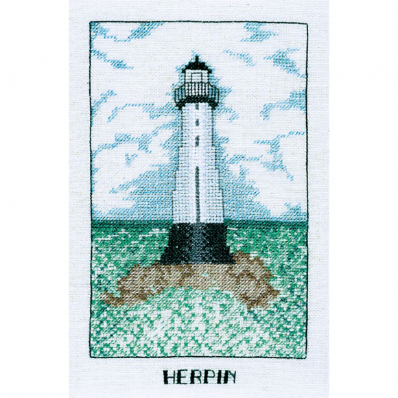 Набор для вышивания Le Bonheur des Dames арт.1980 Phare “Herpin” (Маяк Herpin) 10,5х17,5 см