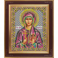 Набор для вышивания бисером GALLA COLLECTION арт.М 245 Св. Валерия 12х15 см