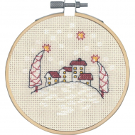 Набор для вышивания PERMIN арт.13-0295 Домики