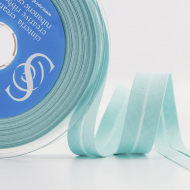 Косая бейка хлопок/полиэстер 20 мм, 25 м, цвет 53, ментоловый