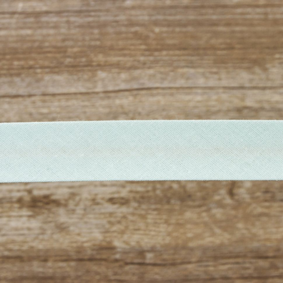 Косая бейка хлопок/полиэстер 20 мм, 25 м, цвет 53, ментоловый