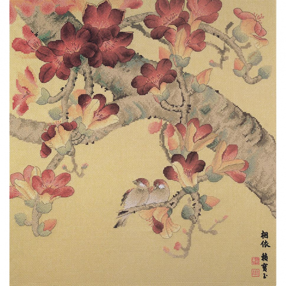 Набор для вышивания крестом XIU CRAFTS арт.2031701 Вместе 43х41 см