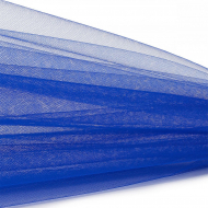 Еврофатин мягкий матовый Hayal Tulle арт.HT.S шир.300см, 100% полиэстер цв.37 уп.50м - ярко-синий