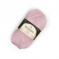 Пряжа для вязания КАМТ Шелкопряд (70% п/т шерсть, 30% искусственный шелк) 5х100г/300 цв.075 св.пудра