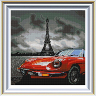 Рисунок на ткани (Бисер) КОНЁК арт. 1344 Ретро 4 40х40 см