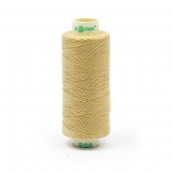 Нитки Dor Tak бытовые 40/2 полиэстер 366м цв.208 бежевый