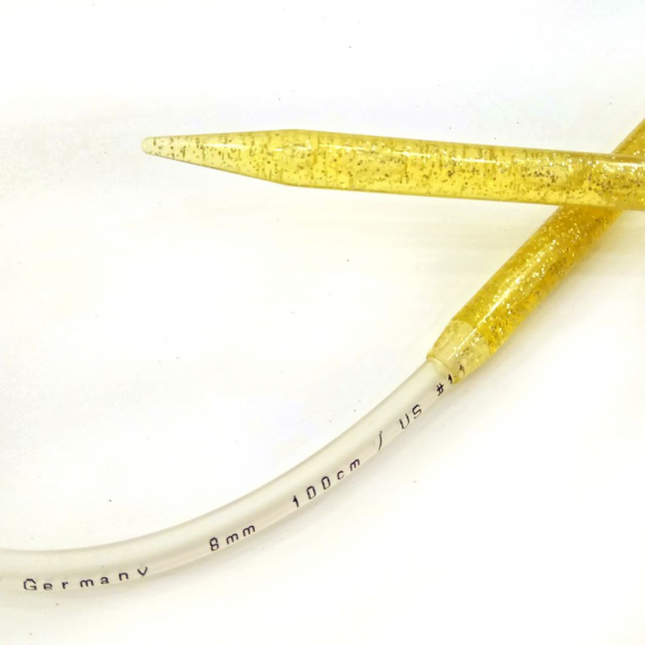 160384_Спицы, круговые, пластик, addiChampagner №12, 60 см 160384_Спицы, круговые, пластик, addiChampagner №12, 60 см