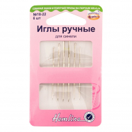 664_Иглы ручные для синели №18-22, 6 шт