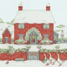 184785_Набор для вышивания "Christmas Cottage"