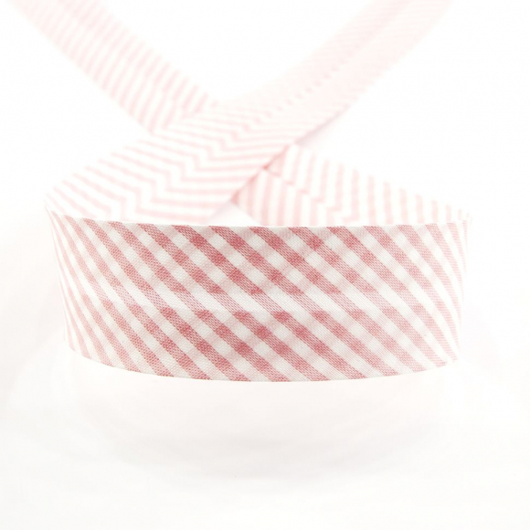 Косая бейка с рисунком SAFISA, арт.6282, 30 мм, 25 м, цвет 05