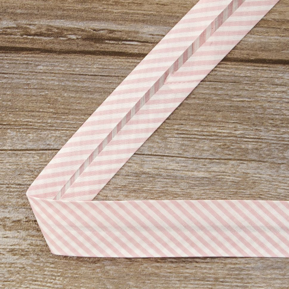 Косая бейка с рисунком SAFISA, арт.6282, 30 мм, 25 м, цвет 05