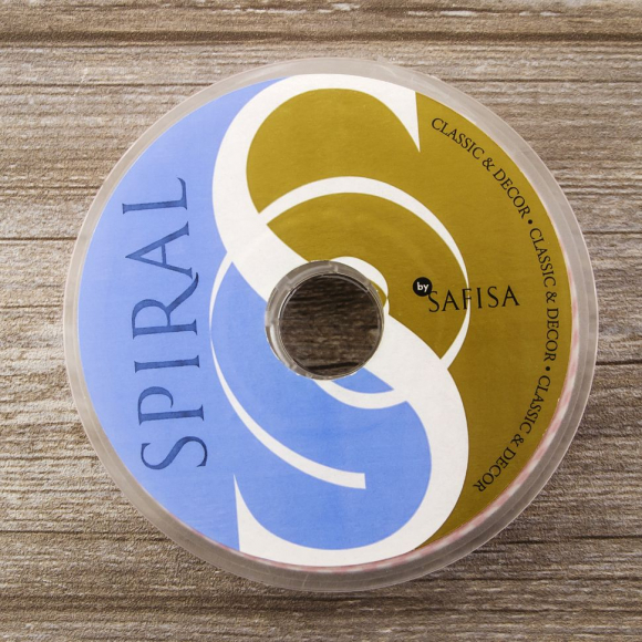 Косая бейка с рисунком SAFISA, арт.6282, 30 мм, 25 м, цвет 05