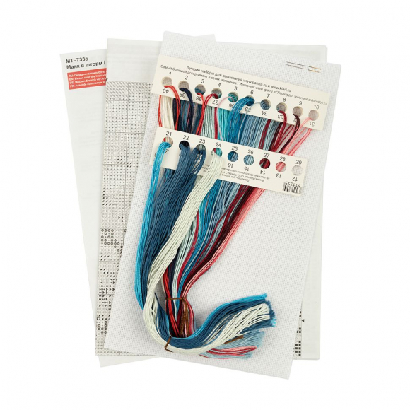 Набор для вышивания PANNA арт. MT-7335 Маяк в шторм 23x20 см