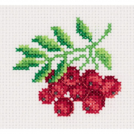 Набор для вышивания KLART арт. 12-041 Рябинка 9х9 см