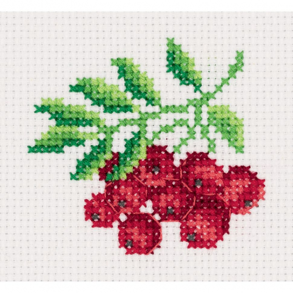 Набор для вышивания KLART арт. 12-041 Рябинка 9х9 см