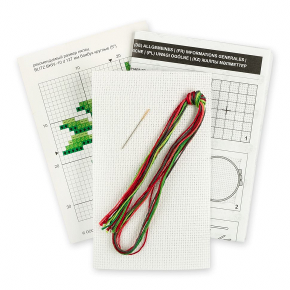 Набор для вышивания KLART арт. 12-041 Рябинка 9х9 см