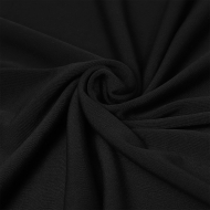 Ткань термобифлекс Термо TBY 270-1 270г/м? 95%пэ 5%спандекс шир.160см цв.черный рул.23-27кг