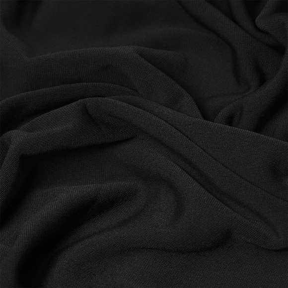 Ткань термобифлекс Термо TBY 270-1 270г/м? 95%пэ 5%спандекс шир.160см цв.черный рул.23-27кг