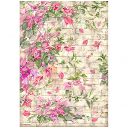 188283_Бумага рисовая "Blue Dream bougainvillea"