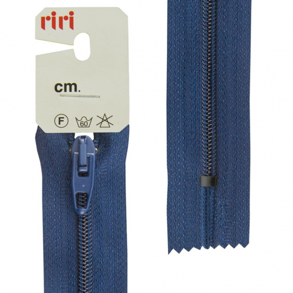 79024_Молния Meras, спираль, неразъёмная, 4 мм, 20 см, цвет 2626, кобальт синий