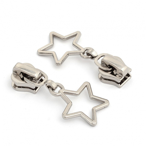 Замок MaxZipper автомат ТР#5 D2 цв.никель уп.10шт