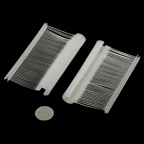 Биркодержатели C-тип 50мм цв. прозрачный (уп.? 5000шт)