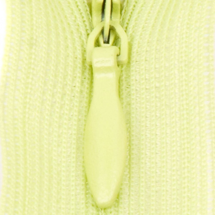 Молния потайная нераз 50см S-874 зеленый светлый SBS уп.100шт