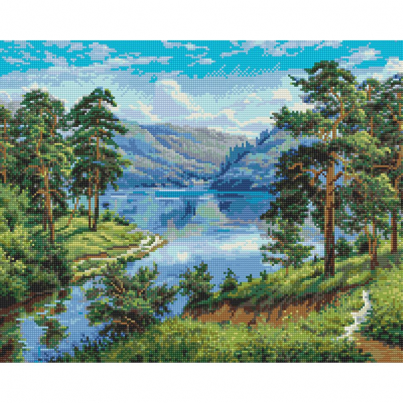 177490_Картина стразами "Летнее настроение"