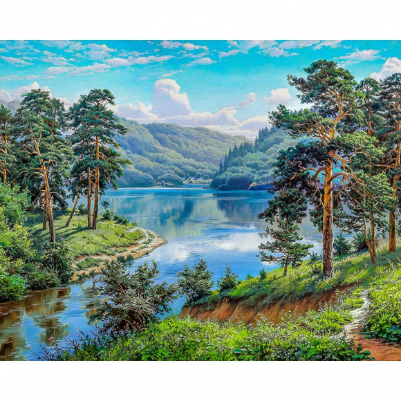 177490_Картина стразами "Летнее настроение"