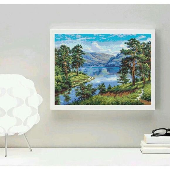 177490_Картина стразами "Летнее настроение"