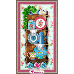 Набор для изготовления картин АЛМАЗНАЯ ЖИВОПИСЬ арт.АЖ.1585 Чайный прованс 60х30 см