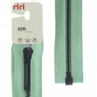 137612_Молнии riri звено BI, слайдер STAB, разъёмная, 1 замок, 6 мм, 80 см, цвет 2706, светло-изумрудный