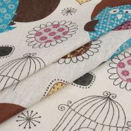 Ткань Лен, арт.TBY-DJ-44, 140г/м?, 30% лен 70% хлопок, шир.150см, рул.20м Ткань Лен, арт.TBY-DJ-44, 140г/м?, 30% лен 70% хлопок, шир.150см, рул.20м