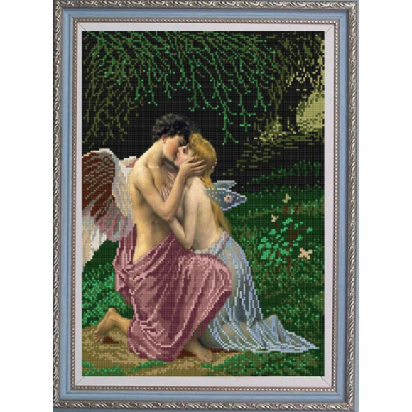 Рисунок на ткани (Бисер) КОНЁК арт. 9993 Амур и Психея 29х39 см