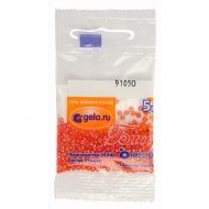 Бисер Preciosa №10, 5 г., цвет №91050 алый радужный прозрачный