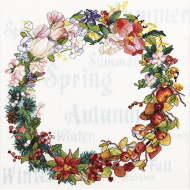 Набор для вышивания ЧАРИВНА МИТЬ арт.М-358 Все сезоны 25.5x25.5 см