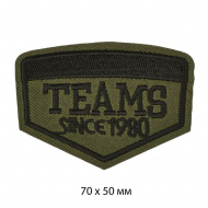 Термоаппликации  арт.TBY.A14 TEAMS SINCE 1980 70х50 мм уп.10 шт