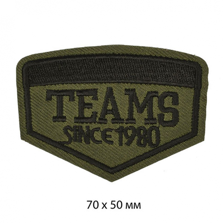 Термоаппликации  арт.TBY.A14 TEAMS SINCE 1980 70х50 мм уп.10 шт