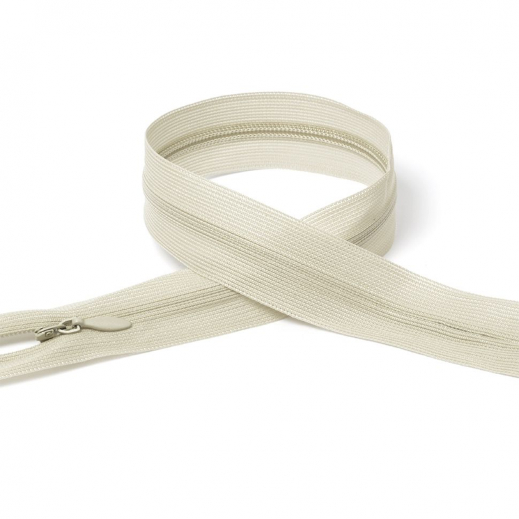 Молния MaxZipper пласт. потайная №3 60см н/р цв.F307 натуральный уп.50шт