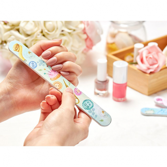 161387_Пилочки для ногтей двусторонние, набор 48 шт на акриловом прикассовом стенде